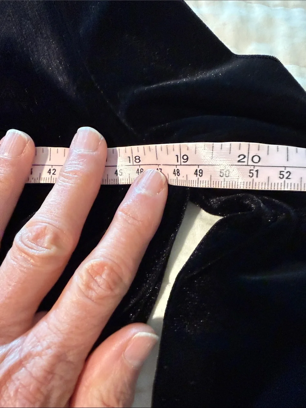 Calvin Klein Black Velvet Wrap Dress. Size 8
